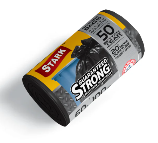 Пакети для сміття 60*100 TM Stark міцні чорні